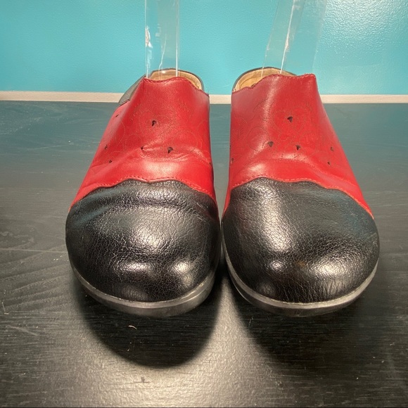 Aravon sandals slip on red/black womens size 8.5 - Picture 2 of 7